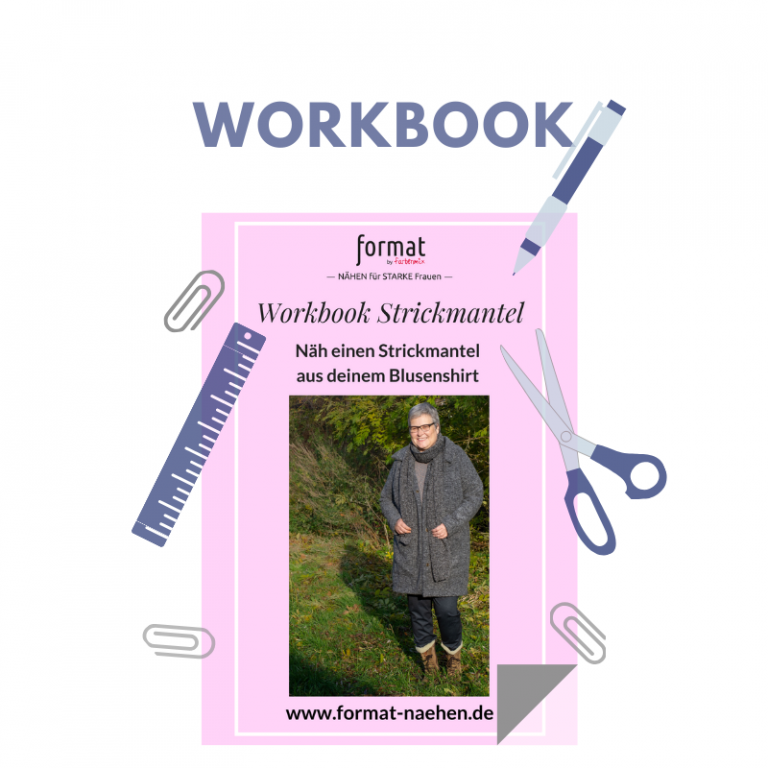 Workbook – einfach einen Strickmantel für große Größen nähen